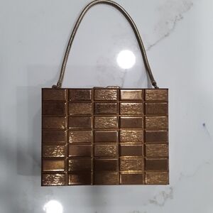 Vintage Metal Cosmetic Purse